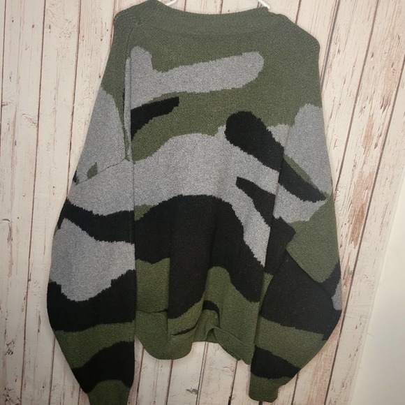 Terra & Sky Plus Size Green Camo Print 2XL - Picture 5 of 5